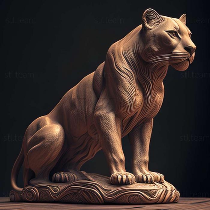 3D model Panthera toscana (STL)